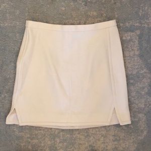 Jcrew off white wool mini skirt